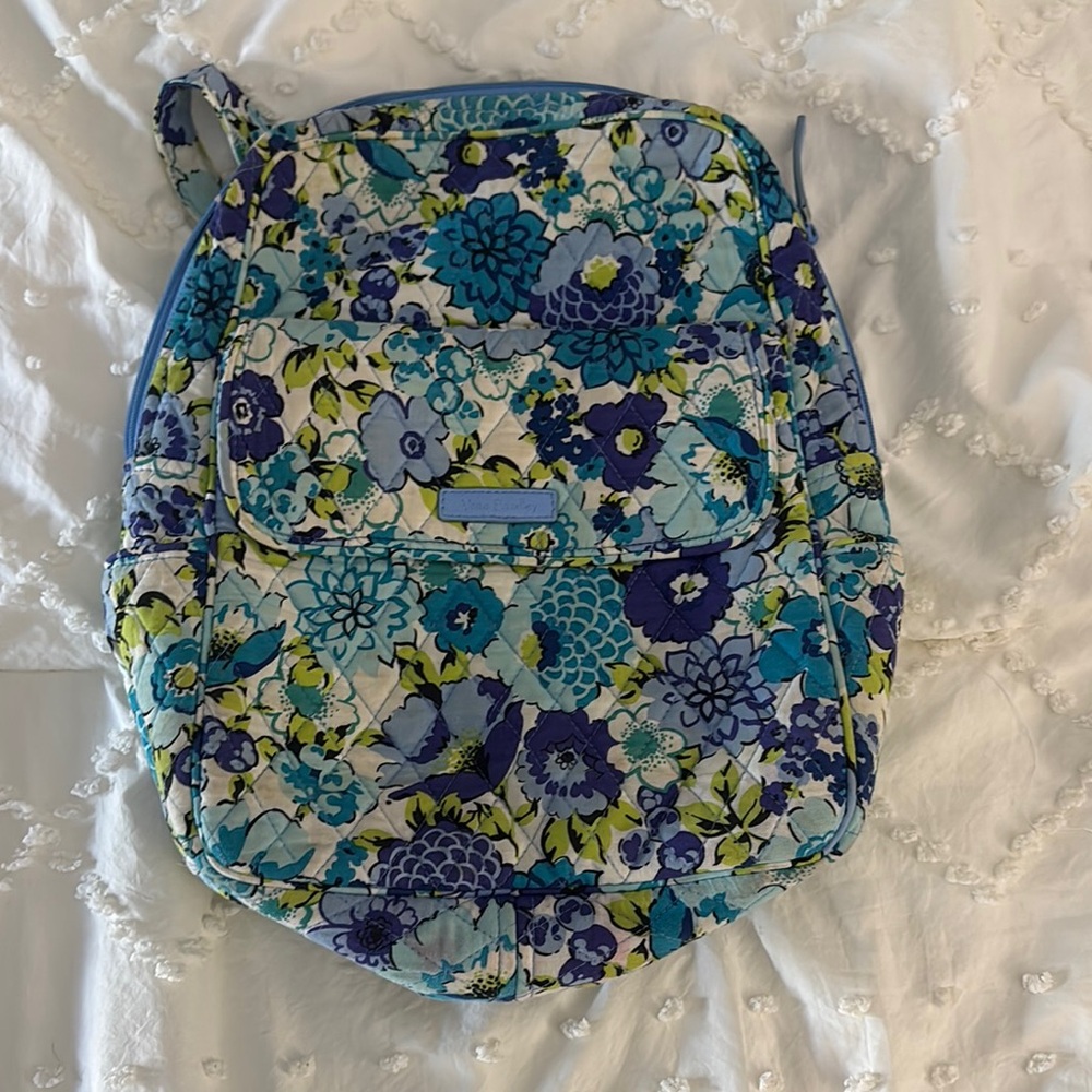 Vera Bradley Blue Floral Backpack